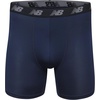New Balance Men’s Mesh 5″ No-FLY Boxer Brief (4-Pack)(Thunder/Maldives Blue/Team Royal/Pigment)