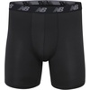 New Balance Men’s Mesh 5″ No-FLY Boxer Brief (4-Pack)(Thunder/Thunder/Black/Black)