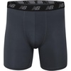 New Balance Men’s Mesh 5″ No-FLY Boxer Brief (4-Pack)(Thunder/Thunder/Black/Black)