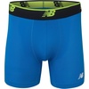 New Balance Men’s No Fly Boxer Brief Underwear with Jacquard Waistband, Breathable Lightweight, Moisture Wicking (3 Pack)(Team Royal/Hilite/Bolt)
