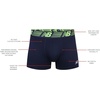 New Balance Men’s No Fly Trunks Underwear, Jacquard Waistband, Breathable Lightweight, Moisture Wicking (3 Pack)(Black/Black/Black)