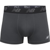 New Balance Men’s No Fly Trunks Underwear, Jacquard Waistband, Breathable Lightweight, Moisture Wicking (3 Pack)(Deep Jade/Thunder)