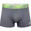 New Balance Men’s No Fly Trunks Underwear, Jacquard Waistband, Breathable Lightweight, Moisture Wicking (3 Pack)(Hi-lite/Steel/Pigment)