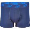 New Balance Men’s No Fly Trunks Underwear, Jacquard Waistband, Breathable Lightweight, Moisture Wicking (3 Pack)(Pigment/Pigment Woodgrain/Black)
