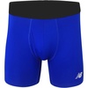 New Balance Men’s Performance Boxer Briefs with Fly, Breathable Stretch Underwear, Moisture Wicking, Soft Waistband (3 Pack)(Black/Laser Blue/Team Royal)