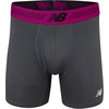 New Balance Men’s Performance Boxer Briefs with Fly, Breathable Stretch Underwear, Moisture Wicking, Soft Waistband (3 Pack)(Black/Orca/Mulberry)