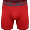 New Balance Men’s Performance Boxer Briefs with Fly, Breathable Stretch Underwear, Moisture Wicking, Soft Waistband (3 Pack)(Burgandy/Team Red/Thunder)