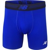 New Balance Men’s Performance Boxer Briefs with Fly, Breathable Stretch Underwear, Moisture Wicking, Soft Waistband (3 Pack)(Cadet/Team Royal/Royal)