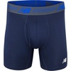 New Balance Men’s Performance Boxer Briefs with Fly, Breathable Stretch Underwear, Moisture Wicking, Soft Waistband (3 Pack)(Orca/Pigment/Team Royal)