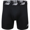 New Balance Men’s Performance Boxer Briefs with Fly, Breathable Stretch Underwear, Moisture Wicking, Soft Waistband (3 Pack)(Pigment/Pigment Woodgrain/Black)