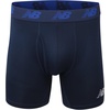 New Balance Men’s Performance Boxer Briefs with Fly, Breathable Stretch Underwear, Moisture Wicking, Soft Waistband (3 Pack)(Pigment/Pigment Woodgrain/Black)