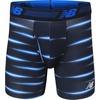 New Balance Men’s Performance Boxer Briefs with Fly, Breathable Stretch Underwear, Moisture Wicking, Soft Waistband (3 Pack)(Pigment/Team Royal/Bolt Flare)