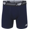 New Balance Men’s Performance Boxer Briefs with Fly, Breathable Stretch Underwear, Moisture Wicking, Soft Waistband (3 Pack)(Pigment/Team Royal/Bolt Flare)