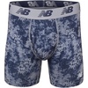 New Balance Men’s Performance Boxer Briefs with Fly, Breathable Stretch Underwear, Moisture Wicking, Soft Waistband (3 Pack)(Print/Steel/Pigment)