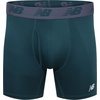 New Balance Men’s Performance Boxer Briefs with Fly, Breathable Stretch Underwear, Moisture Wicking, Soft Waistband (3 Pack)(Techtonic Blue/Deep Jade/Thunder)