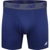 New Balance Men’s Performance Boxer Briefs with Fly, Breathable Stretch Underwear, Moisture Wicking, Soft Waistband (3 Pack)(Techtonic Blue/Deep Jade/Thunder)
