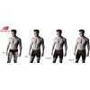 New Balance Mens Premium Performance 6″ Boxer Brief Underwear (Pack of 2)(Black/Polaris)