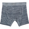 New Balance Mens Premium Performance 6″ Boxer Brief Underwear (Pack of 2)(Black/Steel Woodgrain)
