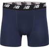 New Balance Men’s Velocity Cotton Breathable Lightweight No Fly Boxer Briefs Underwear (3 Pack)(Black/Varsity Orange/Dress Blues/Plum)