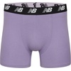 New Balance Men’s Velocity Cotton Breathable Lightweight No Fly Boxer Briefs Underwear (3 Pack)(Black/Varsity Orange/Dress Blues/Plum)