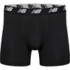 New Balance Men’s Velocity Cotton Breathable Lightweight No Fly Boxer Briefs Underwear (3 Pack)(Black/Varsity Orange/Dress Blues/Plum)