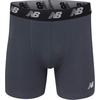 New Balance Men’s Velocity Cotton Breathable Lightweight No Fly Boxer Briefs Underwear (3 Pack)(Prism Purple/Lead/Black)