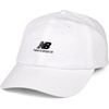 New Balance Standard Men’s and Women’s Unisex 6-Panel Curved Brim Adjustable Cotton Twill(White)