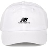 New Balance Standard Men’s and Women’s Unisex 6-Panel Curved Brim Adjustable Cotton Twill(White)