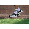 New Balance Unisex Adult Organic Cotton Crew & Mid-crew Socks – 3 Pairs – Arch Support(Cream Stripe)