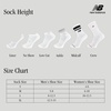 New Balance Unisex Adult Organic Cotton Crew & Mid-crew Socks – 3 Pairs – Arch Support(White Assorted Stripe)