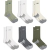 New Balance Unisex Adult Performance Cushioned Crew Socks – 6 & 12 Pairs – Moisture Wicking(Green Assorted)