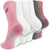 New Balance Unisex Adult Performance Cushioned Crew Socks – 6 & 12 Pairs – Moisture Wicking(Pink Assorted)