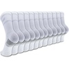 New Balance Unisex Adult Performance Cushioned Crew Socks – 6 & 12 Pairs – Moisture Wicking(White (12 Pairs))