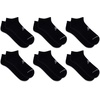New Balance Unisex Adult Performance Cushioned No Show Socks – 6 & 12 Pairs – Moisture Wicking(Black (6 Pairs))