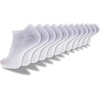 New Balance Unisex Adult Performance Cushioned No Show Socks – 6 & 12 Pairs – Moisture Wicking(White (12 Pairs))