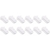 New Balance Unisex Adult Performance Cushioned No Show Socks – 6 & 12 Pairs – Moisture Wicking(White (12 Pairs))