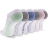 New Balance Unisex Adult Performance Cushioned No Show Socks – 6 & 12 Pairs – Moisture Wicking(White Assorted (6 Pairs))