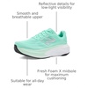 New Balance Women’s Fresh Foam X More V6(Bright Mint/Cosmic Jade)
