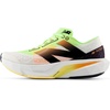 New Balance Women’s FuelCell Rebel V4 | Road Running Shoes(White/Bleached Lime Glo/Hot Mango)