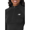 New Balance womens Athletics Heat Grid 1/2 Zip(Black)