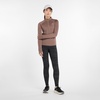 New Balance womens Athletics Heat Grid 1/2 Zip(Earth Shadow Heather)