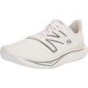 New Balance Womens FuelCell Rebel V3Running Shoe | Road Running Shoes(White/Dark Silver Metallic/Light Silver Metallic)