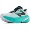 New Balance Women’s FuelCell Supercomp Trainer V3 | Road Running Shoes(White/Cyber Jade/Silver Metallic)