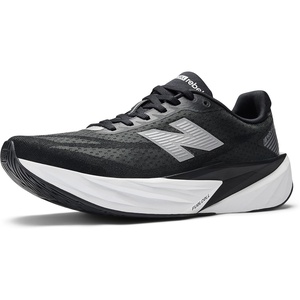 New Balance Men’s FuelCell Rebel V5 | Road Running Shoes(Black/Silver Metallic/White)