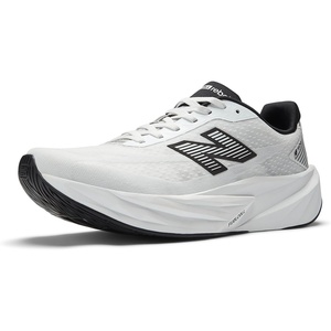 New Balance Men’s FuelCell Rebel V5 | Road Running Shoes(White/Black/Silver Metallic)