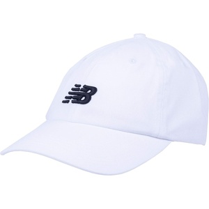 New Balance Standard Men’s and Women’s Unisex 6-Panel Curved Brim Adjustable Cotton Twill(White)