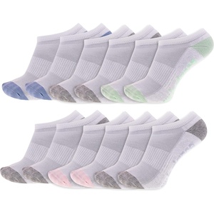 New Balance Unisex Adult Performance Cushioned No Show Socks – 6 & 12 Pairs – Moisture Wicking(White Assorted (12 Pairs))