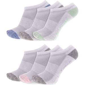 New Balance Unisex Adult Performance Cushioned No Show Socks – 6 & 12 Pairs – Moisture Wicking(White Assorted (6 Pairs))