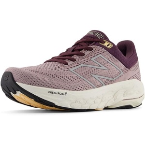 New Balance Women’s Fresh Foam X 860 V14 | Road Running Shoes(Ice Wine/Plum Brown/Silver Metallic)
