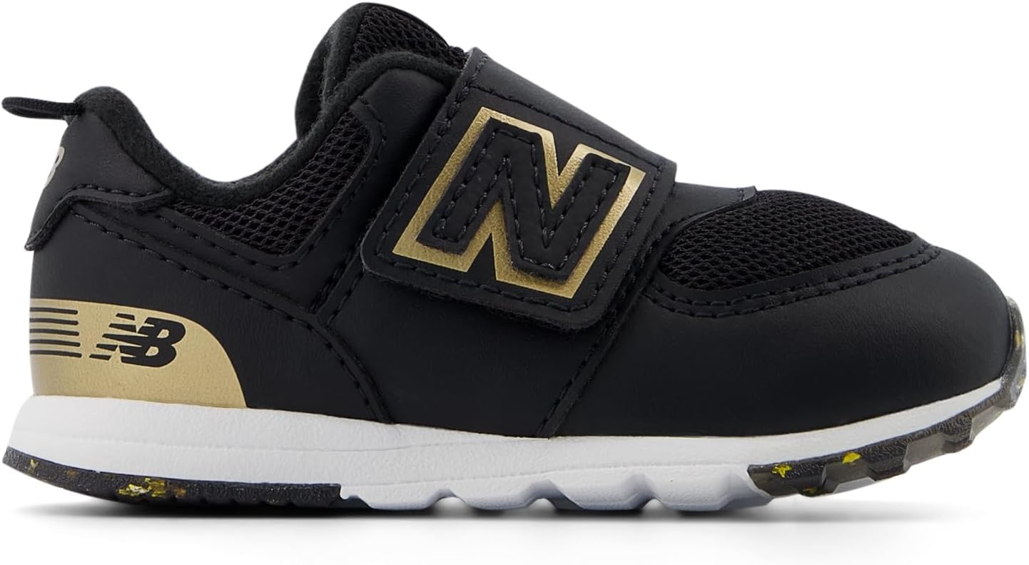 image:imageNew Balance Baby Boys 574 Newb HookandLoop Sneakers Casual ShoesBlackGold